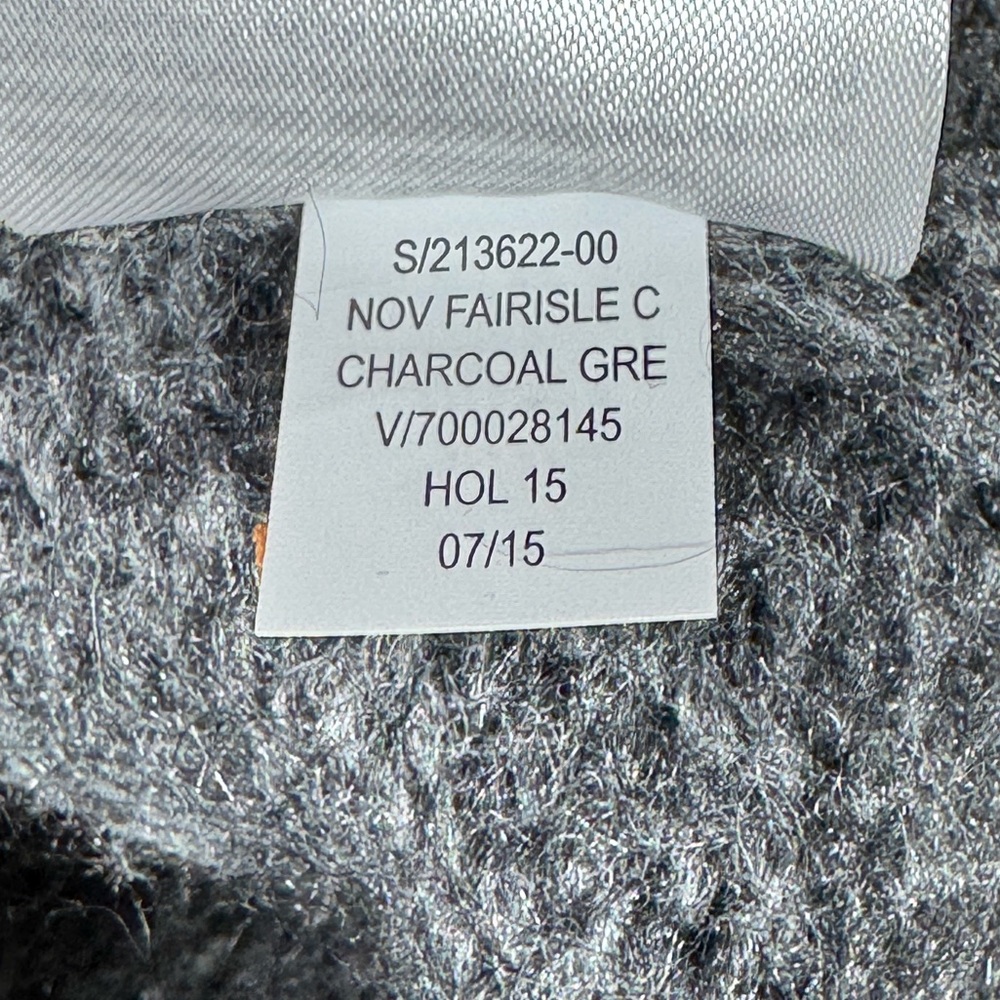 Gap Women’s Wool Blend Cardigan Size L Knit Maternity Fair Isle Shawl Collar - Picture 7 of 10